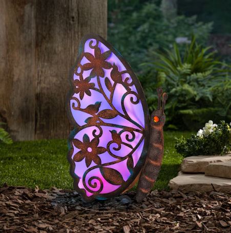 14"H Solar Metal Ltd-Butterfly The Gerson Companies