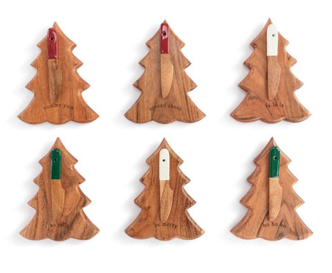 Tree Mini Wood Serving Board DEMDACO