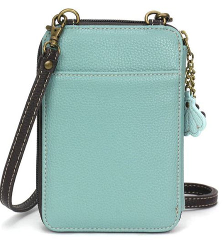 Wallet Crossbody - Turtle A - blue Chala Handbags