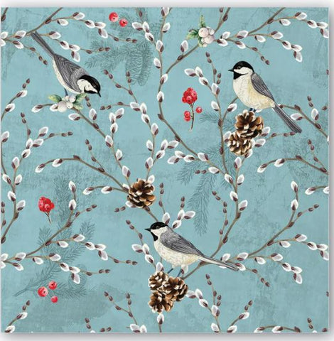 MDW Winterberry & Balsam Cocktail Napkins Stonewall Kitchen