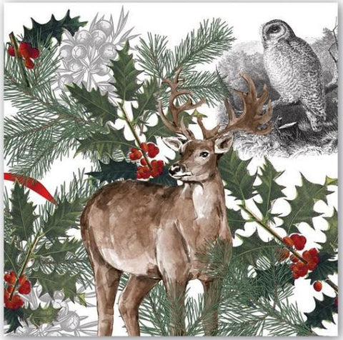 MDW Winter Woodland Cocktail Napkin Stonewall Kitchen