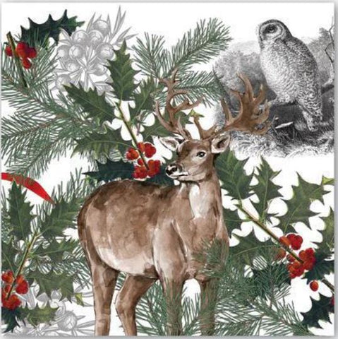 MDW Winter Woodland Hostess Napkin Stonewall Kitchen
