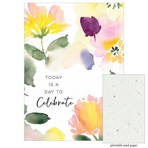 Yellow Floral Celebrations Prayer Life Flower Card Legacy