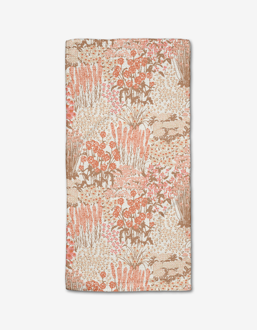 Garden Bloom Bar Towel Geometry