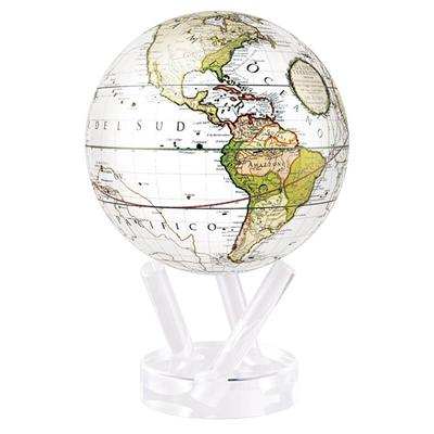 6" Cassini Terrestrial Mova Globe in White - Treehouse Gift & Home