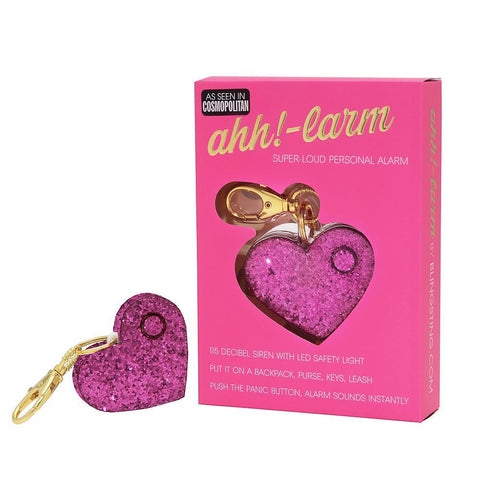 AHH!-LARM | PINK GLITTER HEART - Treehouse Gift & Home