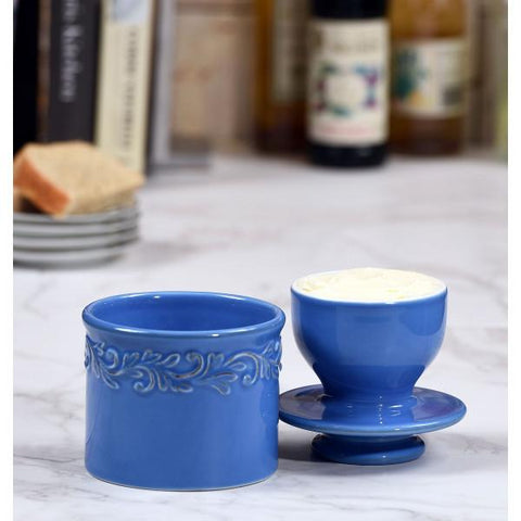Antique Butter Bell Azure Blue - Treehouse Gift & Home