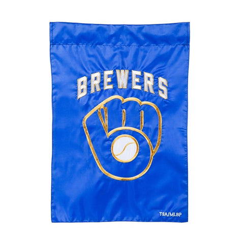 Applique Flag, Gar, Milwaukee Brewers - Treehouse Gift & Home