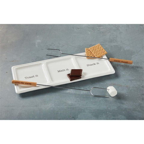 BOXED SMORES TRAY SET Mud Pie