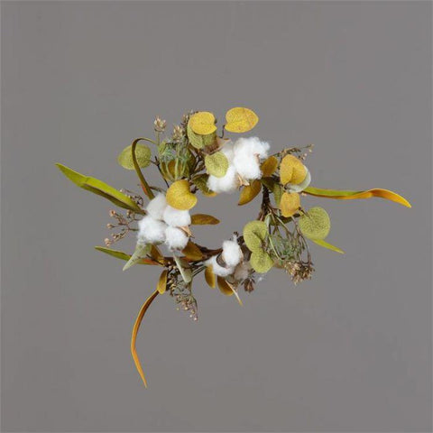 Candle Ring - Cotton Pods, Fall Foliage - Treehouse Gift & Home