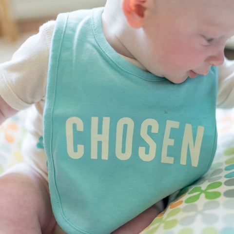 Chosen Bib in Chill Blue - Treehouse Gift & Home