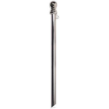 Chrome Finish Aluminum Pole w/ Anti Wrap Tube - Treehouse Gift & Home