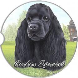 Cocker Spaniel Black Car Coaster - Treehouse Gift & Home