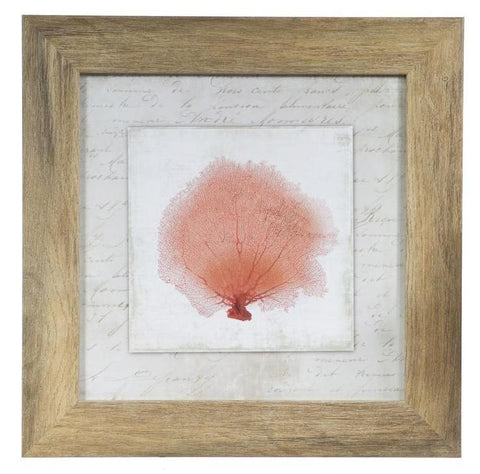 Coral Linen Wall Decor Treehouse Gift & Home
