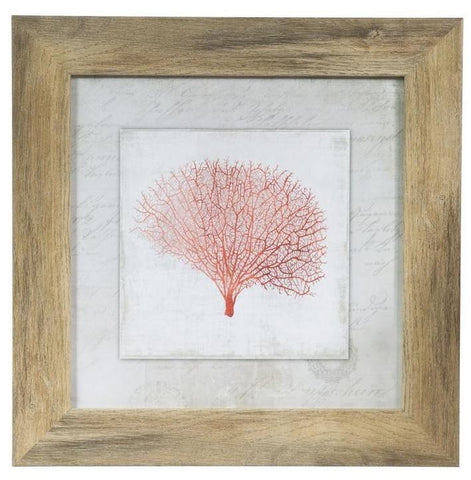 Coral Linen Wall Decor Treehouse Gift & Home