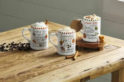 FALL RECIPE MUGS Mud Pie