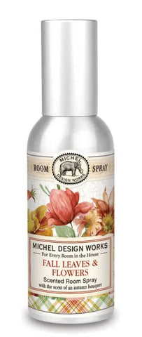 Fall Leaves & Flowers Home Fragrance Spray Michel Design Works