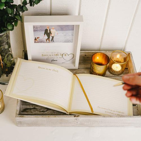 Father - 9" x 7" Memorial Guest Book Pavilion