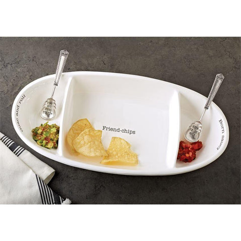 Fiesta Chip & Dip Serving Set Mud Pie