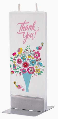 Flat Handmade Candle - Thank You Flatyz