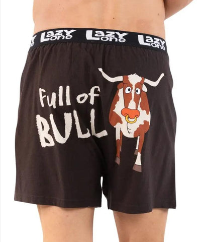 Full of Bull Men's Funny Boxer Lazy One