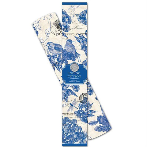 Indigo Cotton Drawer Liner - Treehouse Gift & Home