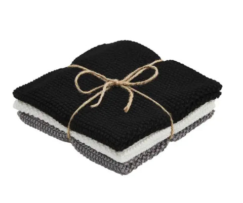Knit Dish Cloth Set Mud Pie