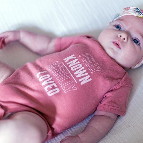 Known & Loved Onesie in Mauve - Treehouse Gift & Home