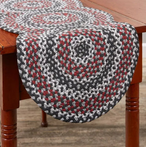 LIMESTONE BRAIDED TABLE RUNNER Park Designs