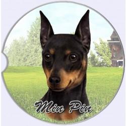 Min Pin Car Coaster - Treehouse Gift & Home