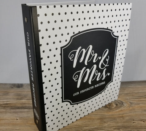 Mr. & Mrs. Recipe Binder - Treehouse Gift & Home