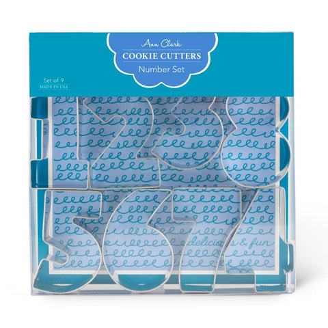 Numbers 9 Piece Cookie Cutters Set - Treehouse Gift & Home