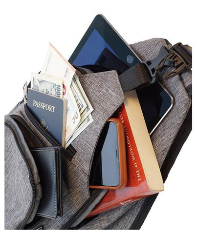 Nupouch Anti Theft Day Pack - Gray Nupouch