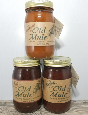 Old Mule Grilling Sauces BBQ & Mustard - Treehouse Gift & Home