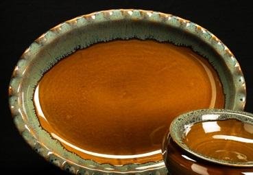 Oval Platter {MOCHA} - Treehouse Gift & Home