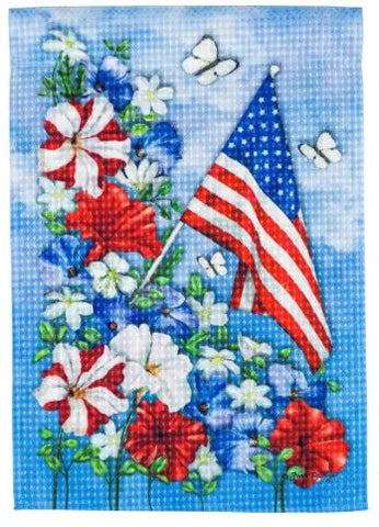 Patriotic Garden Garden Waffle Flag Evergreen Enterprises