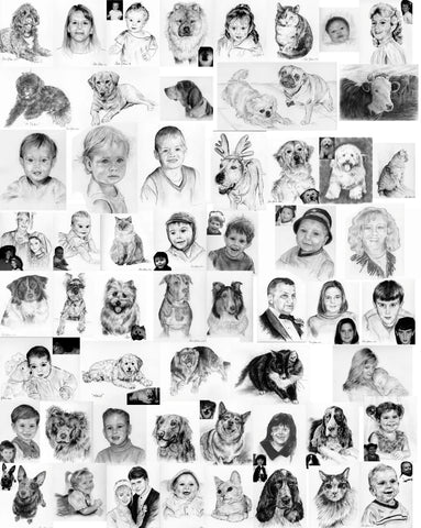Pet Portraits Workshop - Intro to Charcoal Portraits Treehouse Gift & Home