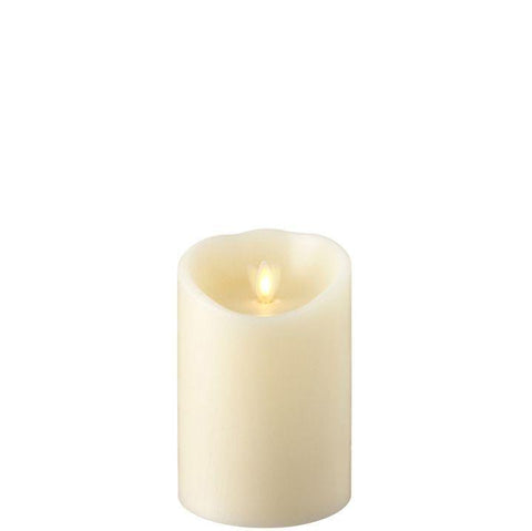 Pillar Candle, 4"Wx5"H, Ivory W RAZ