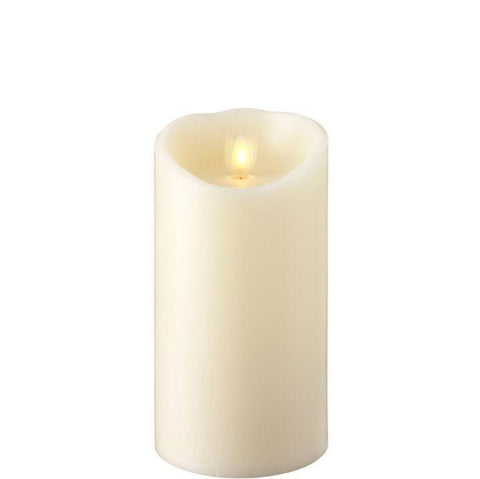 Pillar Candle, 4"Wx7"H, Ivory W RAZ