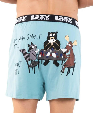 Smelt It Dealt It Men's Funny Boxer Lazy One
