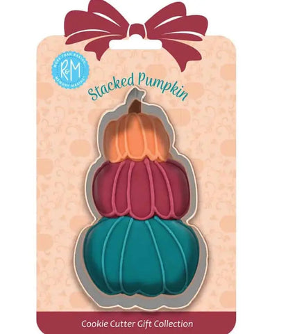 Stacked Pumpkin Cookie Cutter 4" R&M International