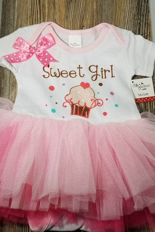 Sweet Girl Diaper Shirt Tutu - Treehouse Gift & Home