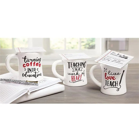 Teacher Cap Mugs Treehouse Gift & Home