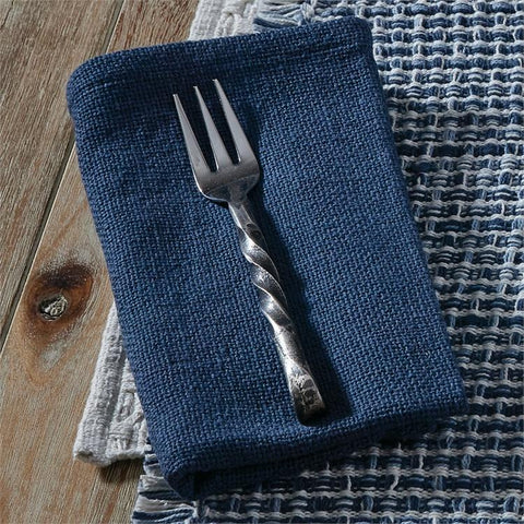 Tweed Burlap Napkin - Denim - Treehouse Gift & Home