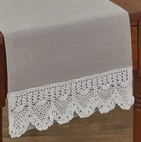 VINTAGE CROCHET TABLE RUNNER Park Designs
