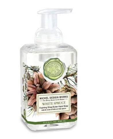 White Spruce Foaming Soap Michel Design Works