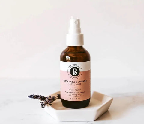 Witch Hazel and Lavender Hydrosol Facial Toner Bella Botanicals